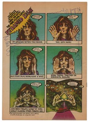 Lot #728 Pink Floyd Signed 1974 British Winter Tour Program - Image 2