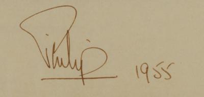 Lot #167 Queen Elizabeth and Prince Philip Oversized Signed Photographs - Image 4