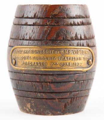 Lot #539 Horatio Nelson: HMS Victory Wooden Artifact: A piece of the bowsprit from Lord Nelson's flagship, HMS Victory - Image 2