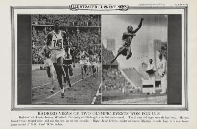 Lot #6044 Berlin 1936 Summer Olympics Wirephoto