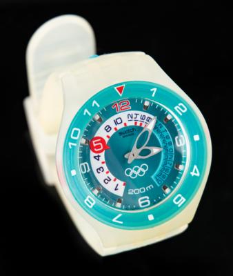 Lot #6195 Olympic 200m Dive Watch by Swatch - Image 1