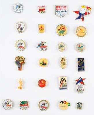 Lot #6189 Summer and Winter Olympics Collection of (27) Bid Pins - Image 1