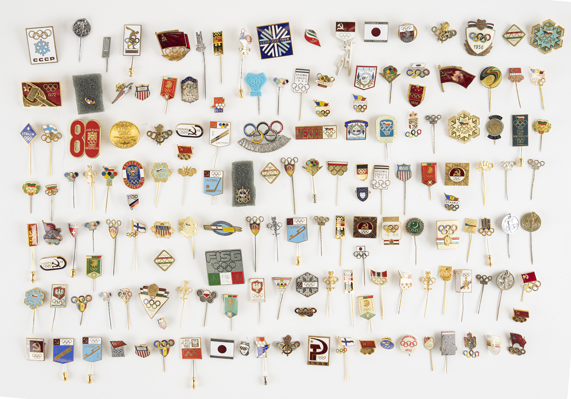 Lot #6191 Summer and Winter Olympics Collection of Over (150) NOC and Federation Pins - Image 2