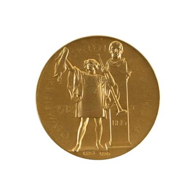 Lot #6019 Stockholm 1912 Team Gold Winner's Medal
