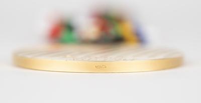 Lot #6084 Grenoble 1968 Winter Olympics Gold Winner's Medal with Case - Image 5