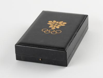 Lot #6084 Grenoble 1968 Winter Olympics Gold Winner's Medal with Case - Image 7