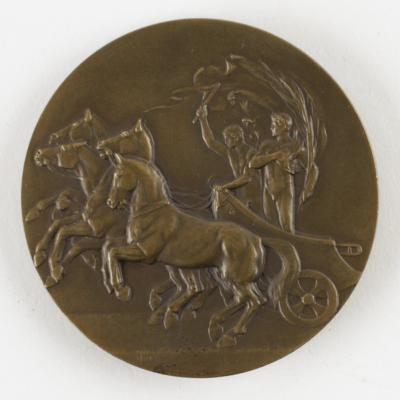 Lot #6018 London 1908 Olympics Bronze Participation Medal - Image 1