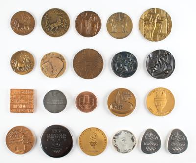 Lot #6192 Summer Olympics Collection of (22) Participation Medals - Image 1