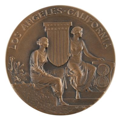 Lot #6037 Los Angeles 1932 Summer Olympics Bronze Participation Medal - Image 1