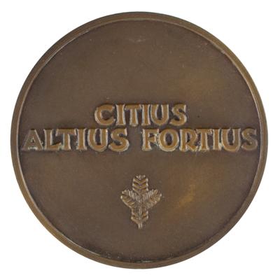 Lot #6042 Garmisch 1936 Winter Olympics Bronze Participation Medal - Image 2