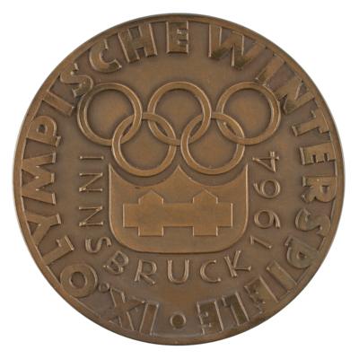 Lot #6070 Innsbruck 1964 Winter Olympics Bronze Participation Medal - Image 2