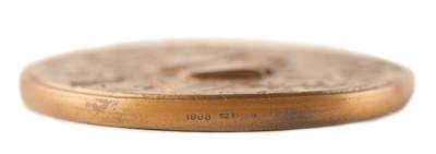 Lot #6082 Grenoble 1968 Winter Olympics Bronze Participation Medal - Image 3