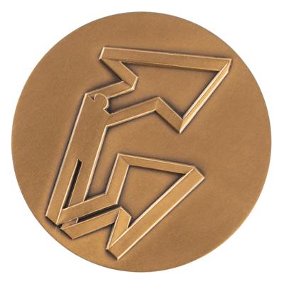 Lot #6089 Sapporo 1972 Winter Olympics Participation Medal - Image 2