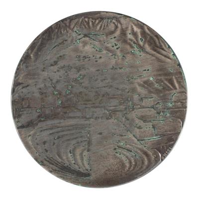 Lot #6097 Innsbruck 1976 Winter Olympics Silvered Bronze Participation Medal - Image 2