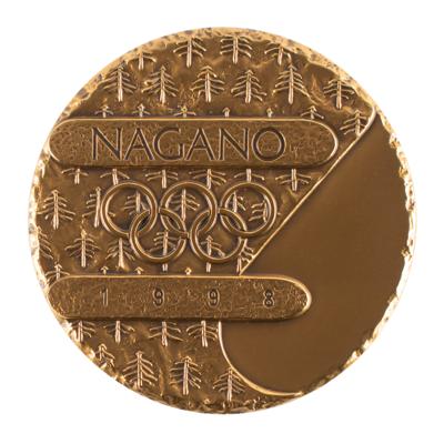 Lot #6157 Nagano 1998 Winter Olympics Bronze Participation Medal - Image 1