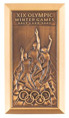 Lot #6162 Salt Lake City 2002 Winter Olympics Bronze Participation Medal - Image 1