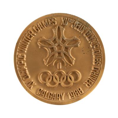 Lot #6127 Calgary 1988 Winter Olympics Volunteer Participation Medal - Image 1