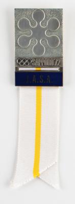 Lot #6091 Sapporo 1972 Winter Olympics J.A.S.A. Badge - Image 1