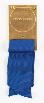 Lot #6076 Tokyo 1964 Summer Olympics Official's Badge for Canoeing - Image 2