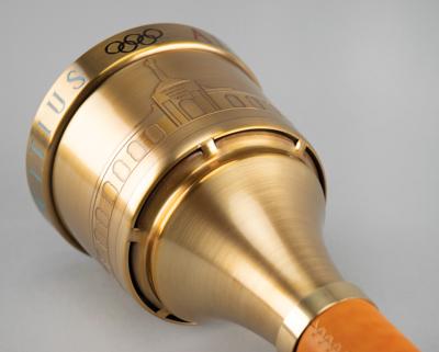 Lot #6121 Los Angeles 1984 Summer Olympics Torch and Volunteer Participation Medal - Image 6
