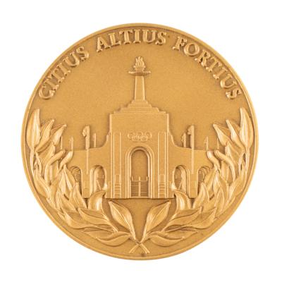 Lot #6121 Los Angeles 1984 Summer Olympics Torch and Volunteer Participation Medal - Image 8