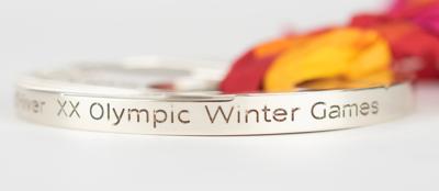 Lot #6169 Torino 2006 Winter Olympics Silver Winner's Medal - Image 8