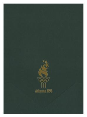 Lot #6154 Atlanta 1996 Summer Olympics Gold Winner's Medal Diploma - Image 2