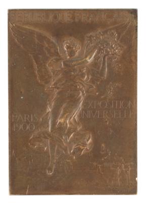 Lot #6010 Paris 1900 Olympics Bronze Winner's Medal for Pigeon Racing - Image 1