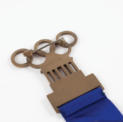 Lot #6047 Berlin 1936 Summer Olympics Swimming Team Leader Badge - Image 2