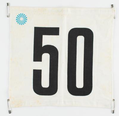 Lot #6094 Munich 1972 Summer Olympics Competitor's Number - Image 1