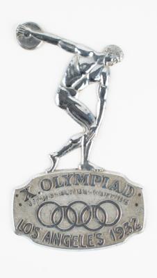 Lot #6039 Los Angeles 1932 Summer Olympics Car Badge - Image 1