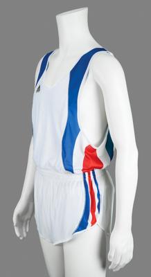 Lot #6140 Robert Zmelik: Olympic Decathlon Champion's Barcelona 1992 Summer Olympics Singlet, Shorts, and Number - Image 2