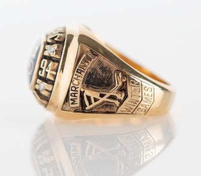 Lot #6145 Lillehammer 1994 Winter Olympics Team USA Ice Hockey Ring Presented to Todd Marchant - Image 3