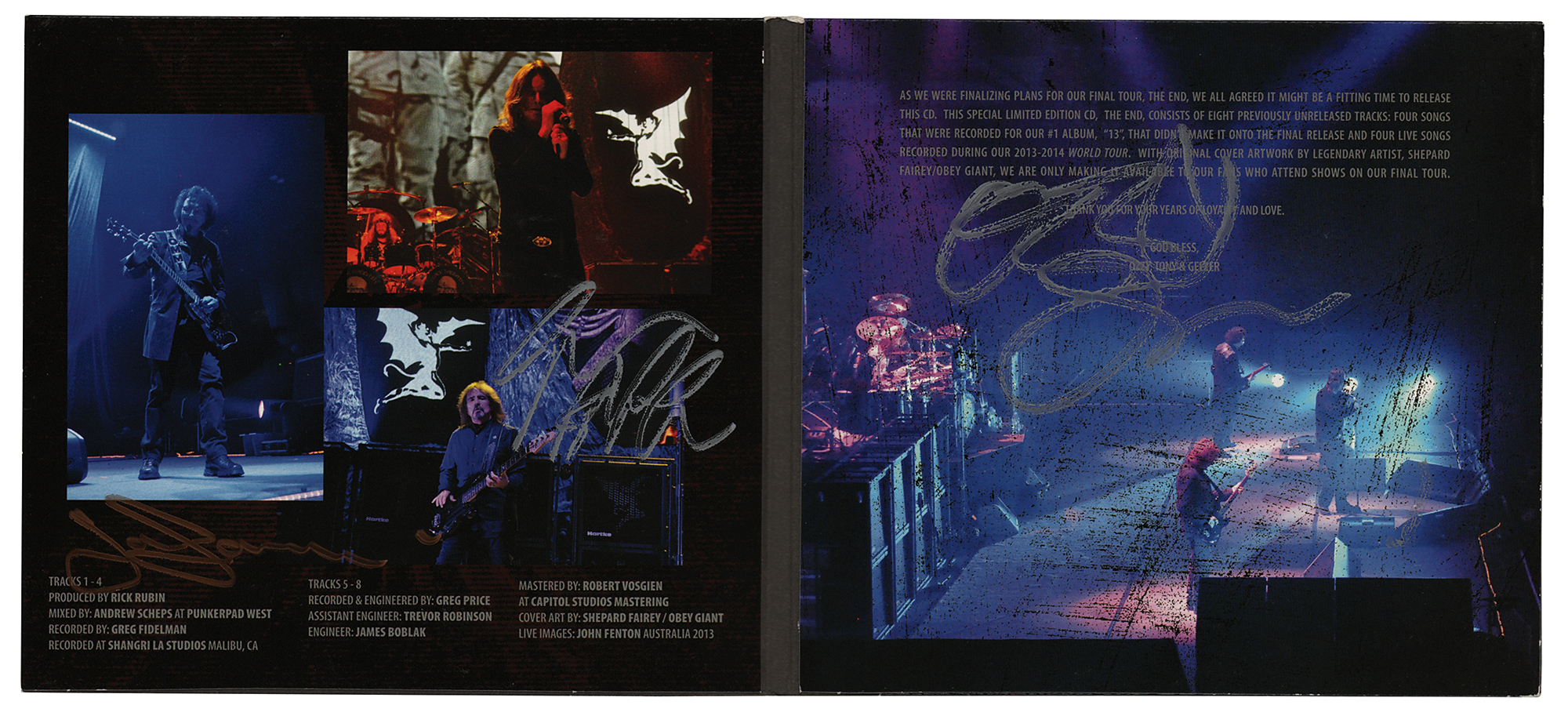 Black Sabbath Signed CD | RR Auction