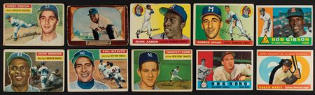 Lot #934 1939-1960 Play Ball, Bowman, Topps Baseball Shoebox Lot of (575) Cards Baseball Cards - Image 1