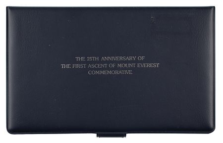 Lot #129 Edmund Hillary and Tenzing Norgay Signed Commemorative Cover - Image 3