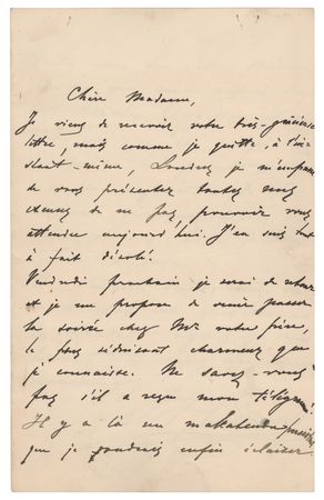 Lot #556 Ignace J. Paderewski Autograph Letter Signed - Image 1