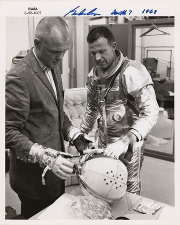 Lot #361 Gordon Cooper Signed Photograph - Image 1