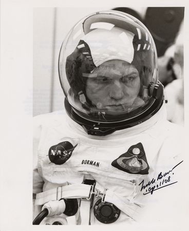 Lot #357 Frank Borman Signed Photograph - Image 1