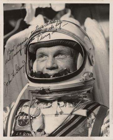 Lot #367 John Glenn Signed Photograph - Image 1