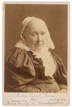 Lot #462 Julia Ward Howe Signed Photograph - Image 1