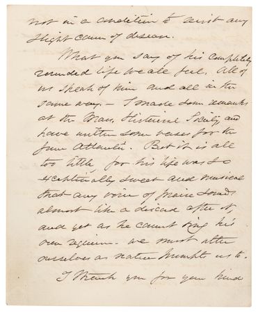 Lot #484 Oliver Wendell Holmes, Sr: Holmes remembers 