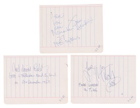 Lot #532 Jimi Hendrix Experience Signatures - Image 6