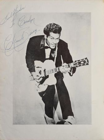 Lot #603 Chuck Berry and Carl Perkins Signed Program - Image 1