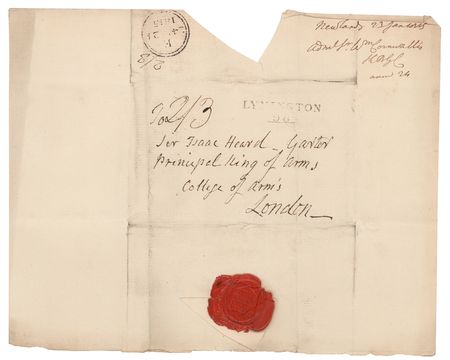 Lot #282 William Cornwallis Autograph Letter Signed - Image 2