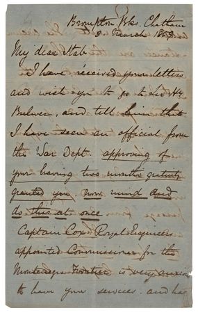 Lot #298 Charles 'Chinese' Gordon Autograph Letter Signed - Image 1