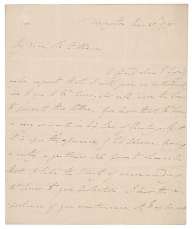 Lot #322 Francis Rawdon-Hastings Autograph Letter Signed - Image 1