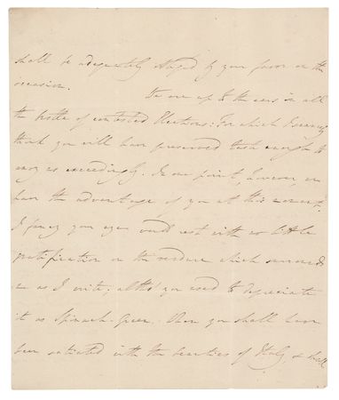 Lot #322 Francis Rawdon-Hastings Autograph Letter Signed - Image 2