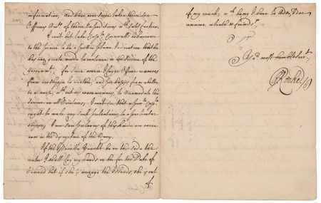 Lot #271 George Rooke Autograph Letter Signed - Image 2