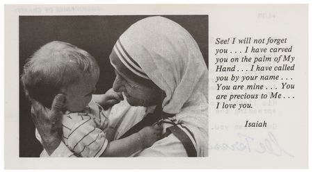Lot #170 Mother Teresa Typed Letter Signed - Image 2